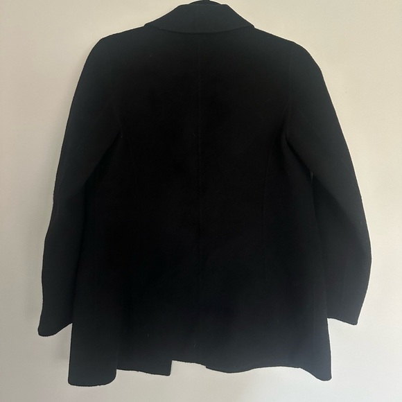 NWT Talbots 4P (Small) Black Blazer Coat – Wool Blend - Picture 8 of 9